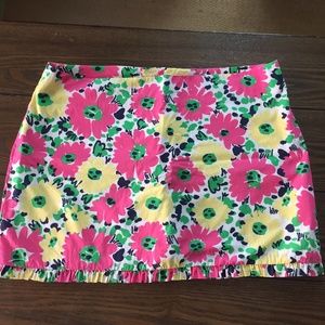 Lilly Pulitzer Floral Mini Skirt